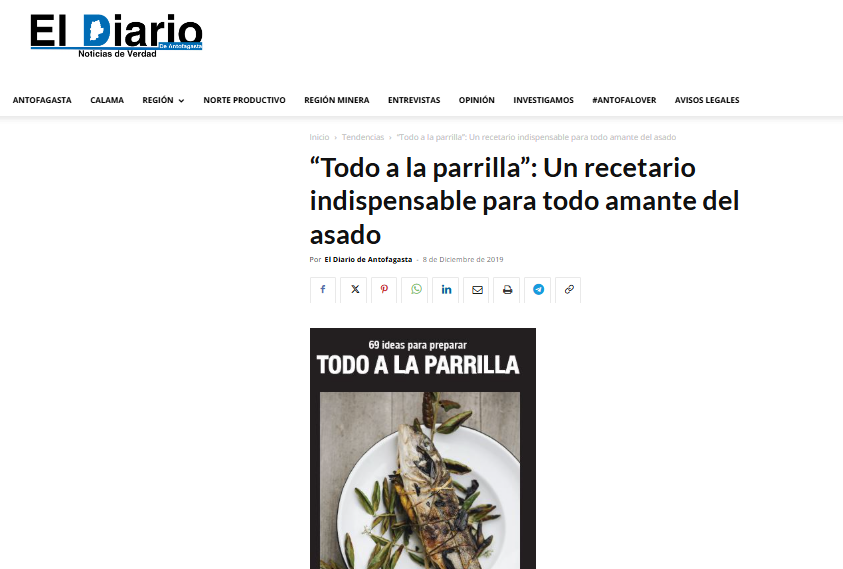 Vista previa de la noticia en Diario Antofagasta